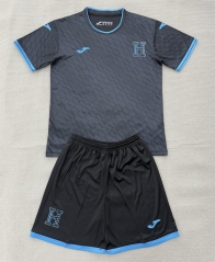2026-2027 Honduras 3rd Away Black&Grey Soccer Uniform-AY 2026-2027 Honduras 3rd Away Black&Grey Soccer Uniform-AY
