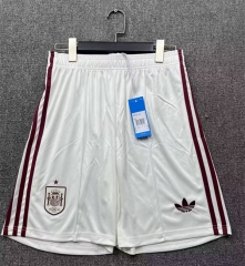 2026-2027 Spain Away White Thailand Soccer Shorts 2026-2027 Spain Away White Thailand Soccer Shorts