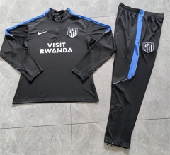 2026-2027 Atletico Madrid Black Thailand Soccer Tracksuit-411 2026-2027 Atletico Madrid Black Thailand Soccer Tracksuit-411