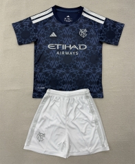 2026-2027 New York City Away Blue Soccer Uniform-AY 2026-2027 New York City Away Blue Soccer Uniform-AY