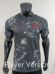 Player Version 2026-2027 Canada 2nd Away Black LS Thailand Soccer Jersey AAA-0871