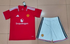 2026-2027 Manchester United Home Red Soccer Uniform-718