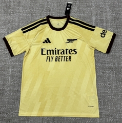 (S-4XL) 2026-2027 Arsenal 2nd Away Yellow Thailand Soccer Jersey AAA-4506