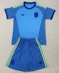 2026-2027 Spain Goalkeeper Laker Blue Soccer Uniform-AY