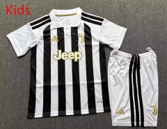 2026-2027 Juventus Home Black&White Kids/Youth Soccer Uniform-4714