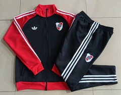 2026-2027 CA River Plate Black Thailand Soccer Jacket Uniform-815 2026-2027 CA River Plate Black Thailand Soccer Jacket Uniform-815