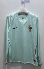 (S-4XL) 2026-2027 France Away Light Green LS Thailand Soccer Jersey AAA-9268 (S-4XL) 2026-2027 France Away Light Green LS Thailand Soccer Jersey AAA-9268