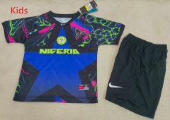 2026-2027 Nigeria Goalkeeper Black Kids/Youth Soccer Uniform-507