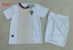 2026-2027 Morocco Away White Kids/Youth Soccer Uniform-507
