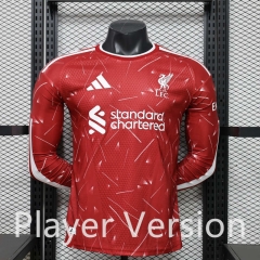 (S-3XL) Player Version 2026-2027 Liverpool Home Red LS Thailand Soccer Jersey AAA-888