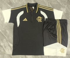 2026-2027 Flamengo Dark Brown Thailand Polo Uniform-815 2026-2027 Flamengo Dark Brown Thailand Polo Uniform-815