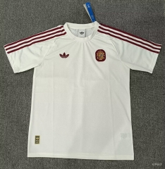 (S-4XL) 2026-2027 Spain White Thailand Soccer Training Jersey-5378