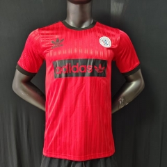 2026-2027 Casual Adidas Oasis Red Thailand Soccer Jersey AAA-9609