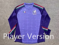 (S-4XL) Player Version 2026-2027 Mexico Goalkeeper Purple LS Thailand Soccer Jersey AAA-5492