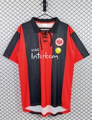 Retro Version 1999-2000 Eintracht Frankfurt Home Red&Black Thailand Soccer Jersey AAA-3257