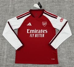(S-5XL) 2026-2027 Arsenal Home Red LS Thailand Soccer Jersey AAA-4506