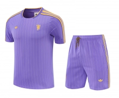 (S-4XL) 2026-2027 Retro Version Manchester United Purple Thailand Soccer Uniform AAA-418 (S-4XL) 2026-2027 Retro Version Manchester United Purple Thailand Soccer Uniform AAA-418