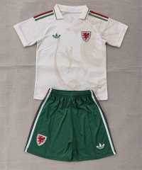 2026-2027 Wales Away Beige Soccer Uniform-AY
