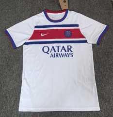 (S-4XL) 2026-2027 Paris SG White Thailand Training Soccer Jersey AAA-4914