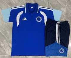 2026-2027 Cruzeiro EC Color Blue Thailand Polo Uniform-815 2026-2027 Cruzeiro EC Color Blue Thailand Polo Uniform-815
