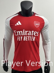 Player Version 2026-2027 Arsenal Home Red Thailand Soccer LS Jersey AAA-0871