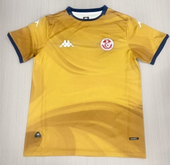 (S-4XL) 2026-2027 Tunisia 2nd Away Yellow Thailand Soccer Jersey AAA-4914