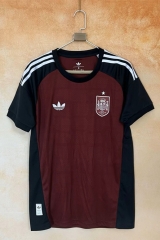 (S-4XL) 2026-2027 Spain Maroon Thailand Soccer Training Jersey-2483
