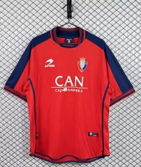 Retro Version 2000-2001 CA Osasuna Home Red Thailand Soccer Jersey AAA-0141 Retro Version 2000-2001 CA Osasuna Home Red Thailand Soccer Jersey AAA-0141