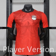 (M-3XL) Player Version 2026-2027 Egypt Home Red Thailand Soccer Jersey AAA-888
