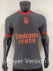 Player Version 2026-2027 AC Milan 2nd Away Black Thailand Soccer Jersey AAA-0871