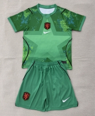 2026-2027 Netherlands Goalkeeper Green Soccer Uniform-AY