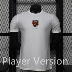 (S-3XL) Player Version 26-27 Retro Casual Version West Ham United White Thailand Soccer Jersey AAA-888