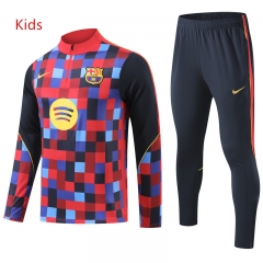 2026-2027 Barcelona Red&blue Kids/Youth Soccer Tracksuit -GDP