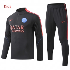 2026-2027 Paris Black Kids/Youth Soccer Tracksuit -GDP