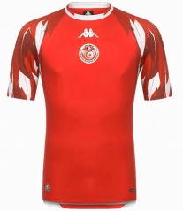 (S-4XL) 26-27 Tunisia Home Red Thailand Soccer Jersey AAA-8430