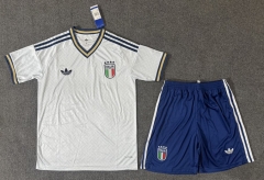 26-27 Italy Away White Soccer Uniform-6748 26-27 Italy Away White Soccer Uniform-6748
