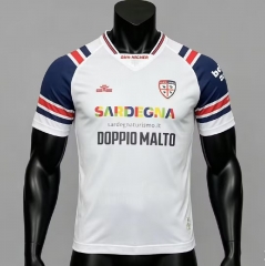 (S-4XL) 26-27 Cagliari Calcio Away White Thailand Soccer Jersey AAA-6156 (S-4XL) 26-27 Cagliari Calcio Away White Thailand Soccer Jersey AAA-6156