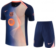 26-27 Barcelona Orange&Royal Blue Thailand Soccer Training Uniform-418 26-27 Barcelona Orange&Royal Blue Thailand Soccer Training Uniform-418