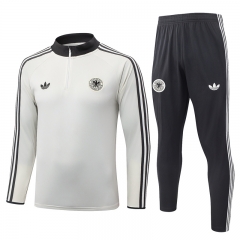 26-27 Germany Beige Thailand Soccer Tracksuit-815