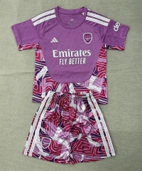 26-27 Arsenal Goalkeeper Purple Soccer Uniform-AY 26-27 Arsenal Goalkeeper Purple Soccer Uniform-AY