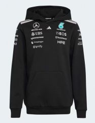 (S-3XL) 2026 Benz Black Formula One Racing Tracksuit With Hat