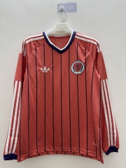 (S-4XL) 26-27 Scotland Away Red LS Thailand Soccer Jersey AAA-9268
