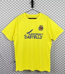 Retro Version 05-06 Villarreal CF Home Yellow Thailand Soccer Jersey AAA-3257