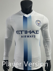 Player Version 26-27 Manchester City Away White LS Thailand Soccer Jersey AAA-0871 Player Version 26-27 Manchester City Away White LS Thailand Soccer Jersey AAA-0871