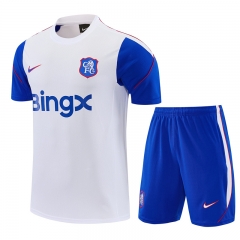 26-27 Chelsea White Thailand Training Soccer Uniform-4627
