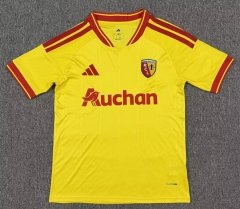 (S-4XL) 26-27 RC Lens Home Yellow Thailand Soccer Jersey AAA-8025