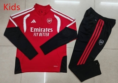 26-27 Arsenal Red Kids/Youth Soccer Tracksuit-GDP