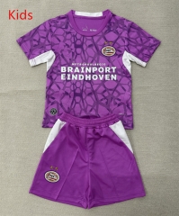26-27 PSV Eindhoven Goalkeeper Purple Kids/Youth Soccer Uniform-AY