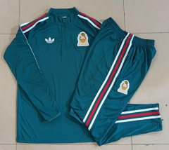 26-27 Mexico Dark Green Thailand Soccer Tracksuit -815 26-27 Mexico Dark Green Thailand Soccer Tracksuit -815