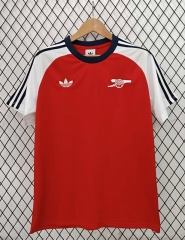26-27 Arsenal Round Collar Red T-shirt-2483